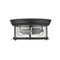 Z-Lite Sonna 2 Light Flush Mount, Matte Black And Clear Seedy 727F10-MB - alternate 3